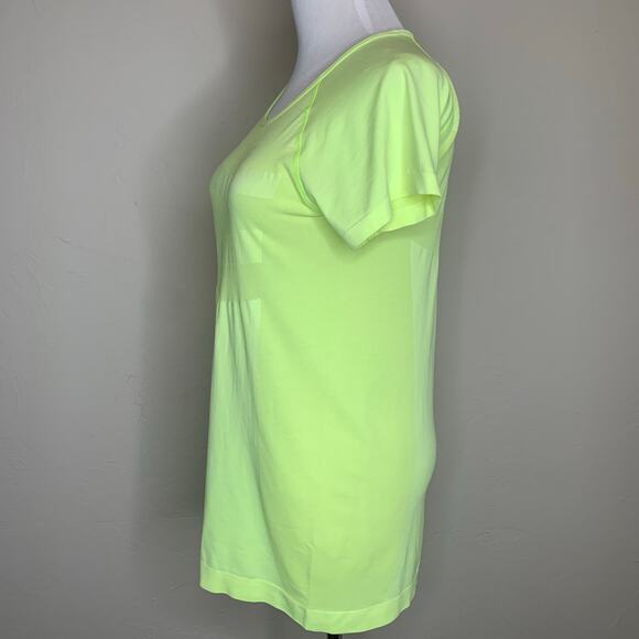 Zella Neon Yellow Microfiber Top Sz Large - Picture 3 of 8